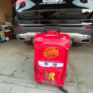 Disney Cars child rolling luggage